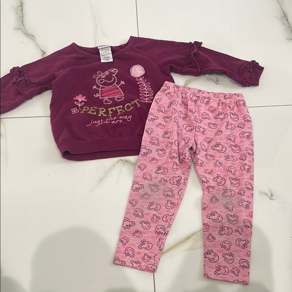 Peppa Pig girls matching outfit size 4T - Picture 2 of 8